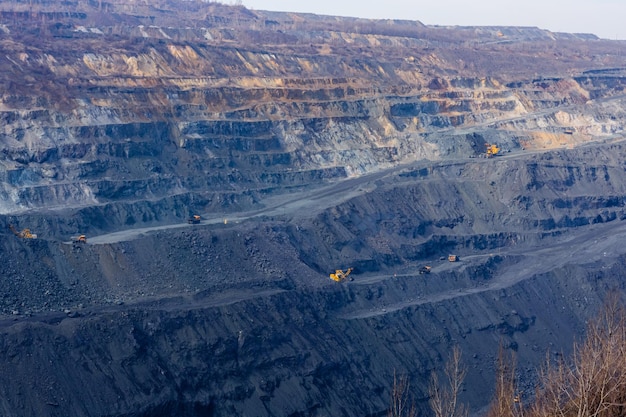 View on the iron ore quarry in Ukraine