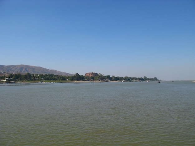 The view of Irrawaddy river Myanmar