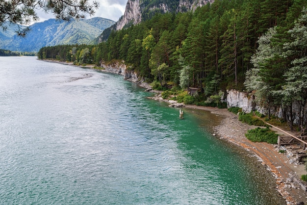 View of the Katun River from the observation deck