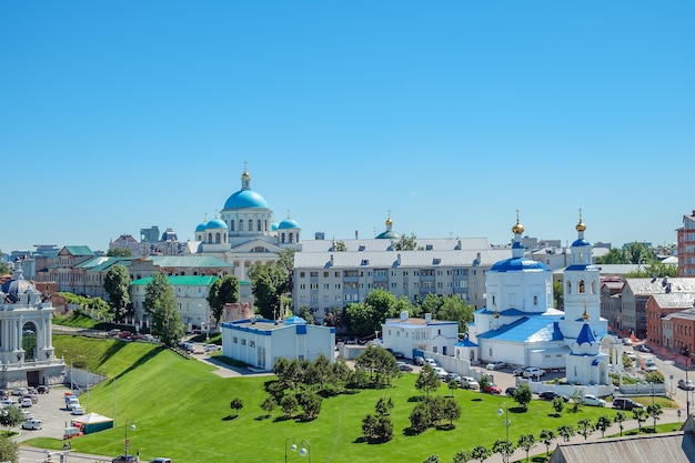 View of Kazan and the Church of the Nativity of the Most Holy Theotokos.