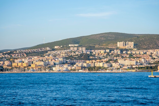 View of Kusadasi Turkey on a summer and sunny day