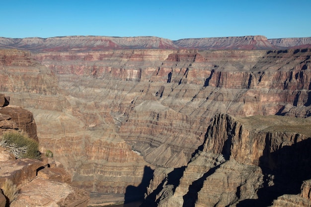 View of landscape in Grand Canyon National Park at USA