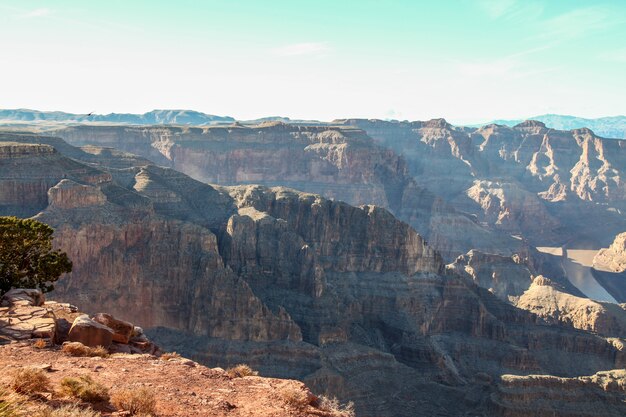 View of landscape in Grand Canyon National Park at USA