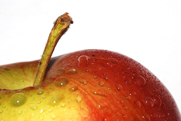 View large apple with drops