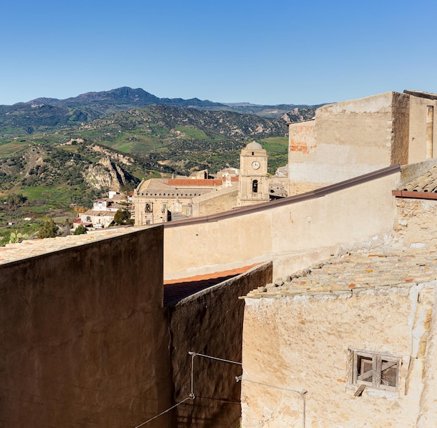 View of Leonforte Sicily