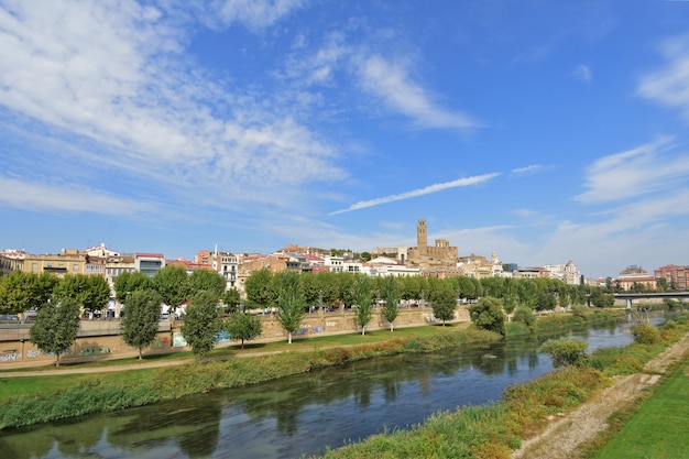 View of Lleida, Catalonia, Spain