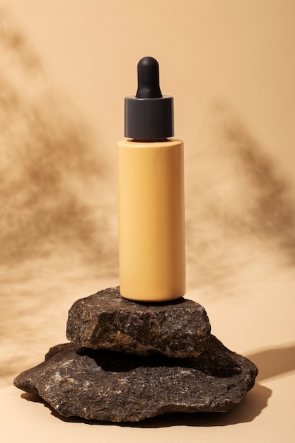 View of make-up and foundation skin product