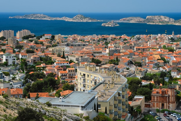 View of marseille town marseille france