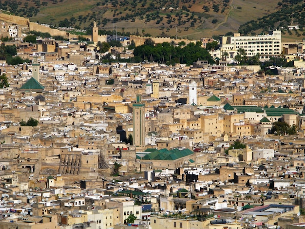 view on the medina of Fez, Morocco