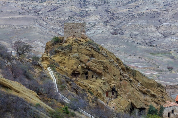 View of the monastery complex of David Gareja of Eastern Georgia