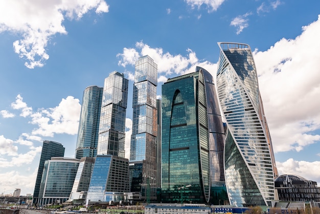 A view of the Moscow International Business Center