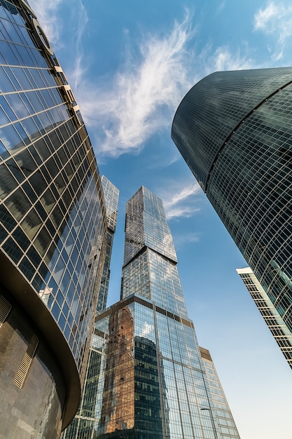 A view of the Moscow International Business Center