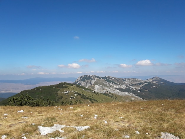 View of mountains landscape