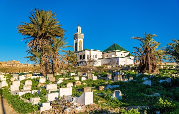 View of a muslim cemetery in Meknes - Morocco