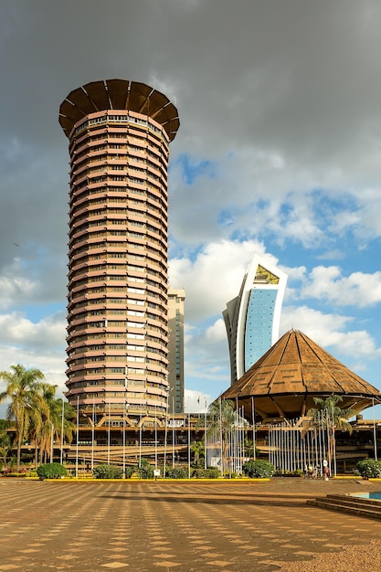 View of the Nairobi building the capital of Kenya Africa