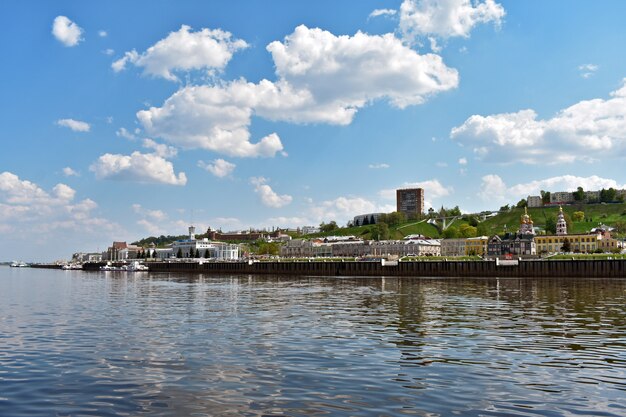 View of Nizhny Novgorod from the river