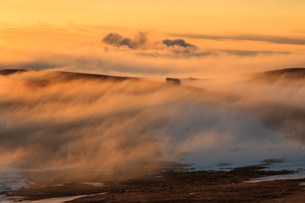 View of the Norwegian mountains