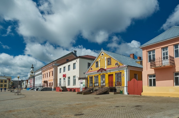 View of the old architecture in Novogrudok, Belarus, 6 July 2017