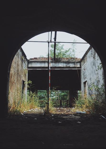 View of old built structure