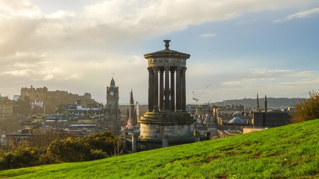 View of old town Edinburgh