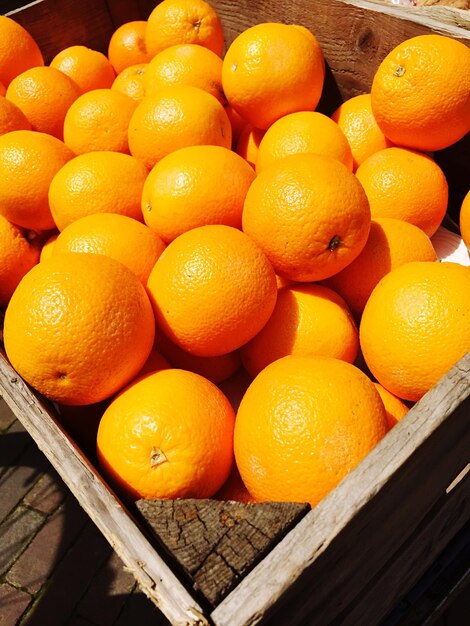 View of oranges for sale