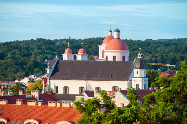 View to orthodox church of the Holy Spirit Vilnius