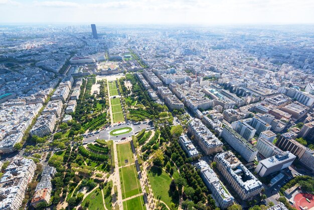 View of Paris from the Eiffel Tower