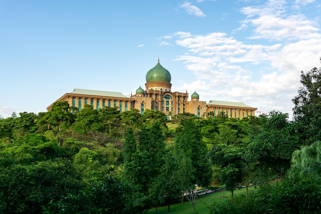 View of Perdana Putra is a Malaysia federal government building located in Putrajaya