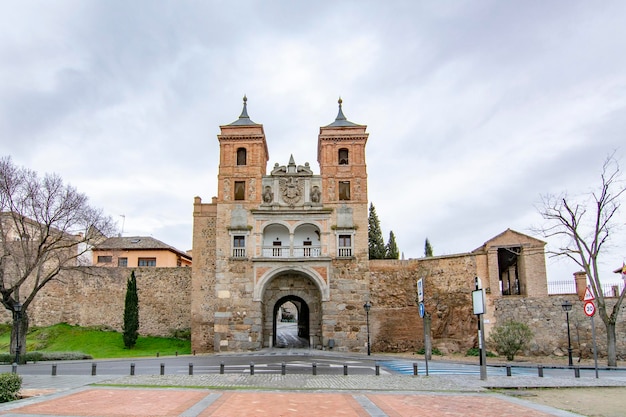 View of the Puerta del Cambron in Toledo