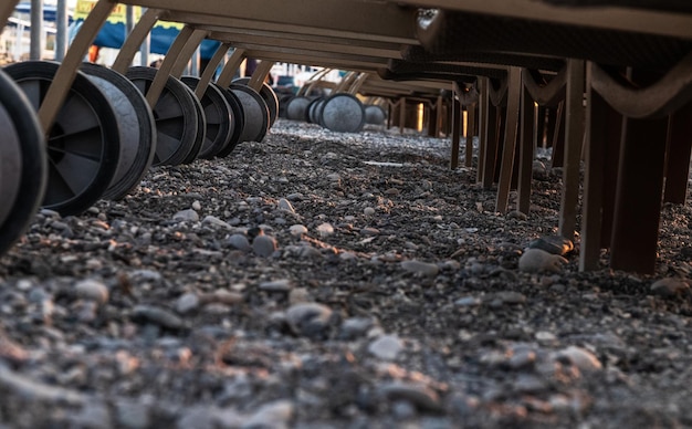 View of railroad tracks