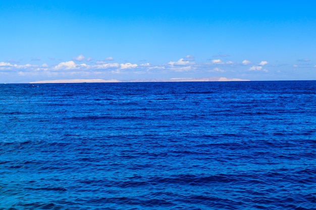 View of the Red sea in Hurghada Egypt