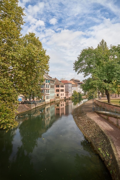 View of a region in Strasbourg France known as Petite France