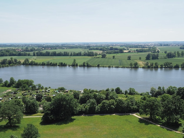 View of river Danube in Donaustauf