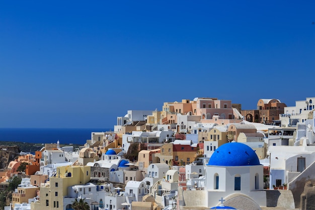 View of Santorini island Greece