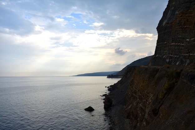 View of the sea on a peaceful day.