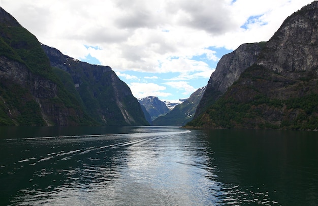 The view on Sognefjord Norway