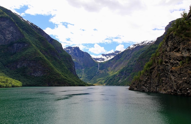 The view on Sognefjord Norway