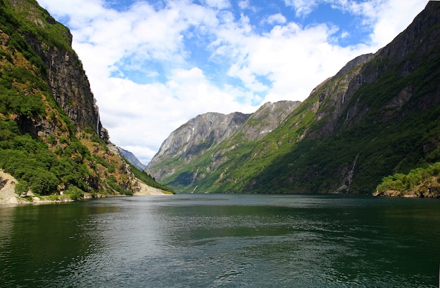 The view on Sognefjord, Norway