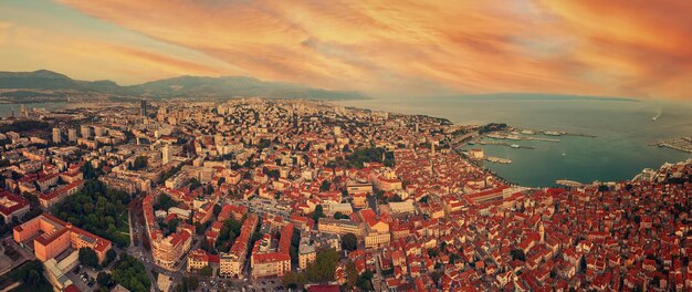 View to Split Croatia