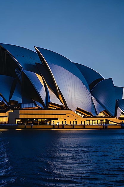 A view of Sydney Harbour from the water Generative AI