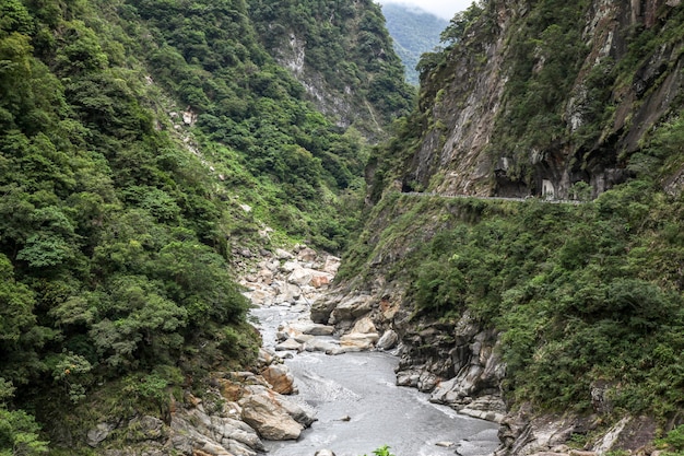 View of taroko National park landscape in Hualien,taiwan.