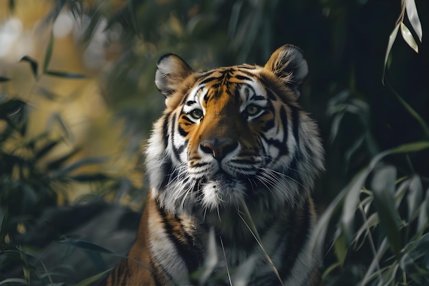 View Of Tiger In Nature