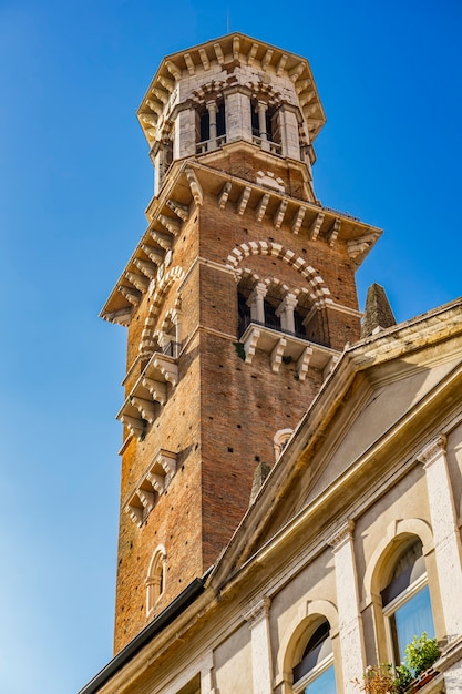 View at Torre dei Lamberti in Verona, Italy