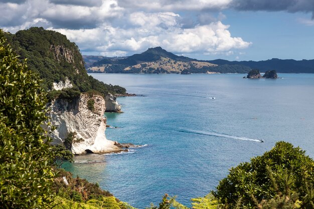 View towards Cathedral Cove