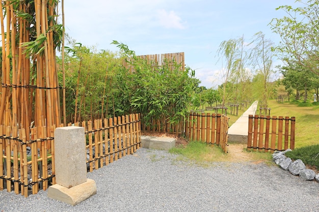 View of traditional Japanese garden