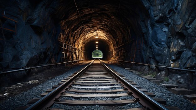 View of a train track