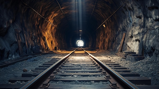 View of a train track