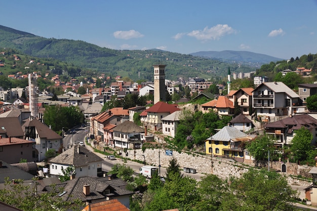 Photo the view on travnik, bosnia and herzegovina