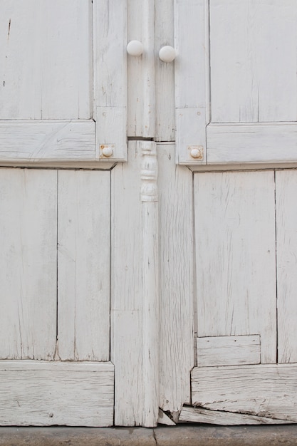 View of the typical village doors of the portuguese countryside.