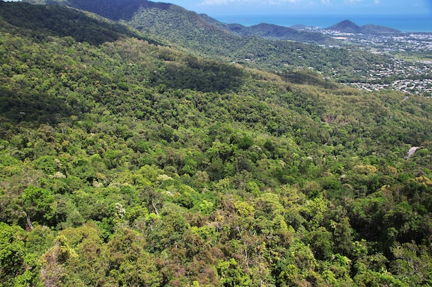 View of the valley of Kuranda, Cairns, Australia